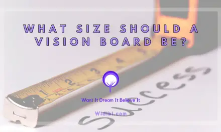 What Size Should a Vision Board Be?