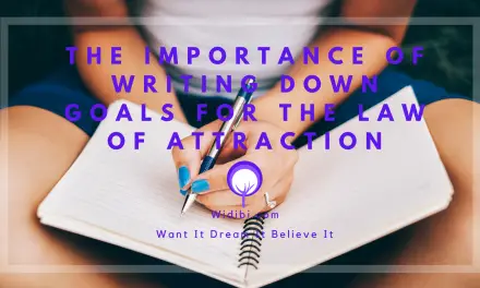 The Importance of Writing Down Goals for the Law of Attraction