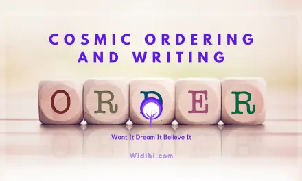 Cosmic Ordering and Writing – Place an Order with Words