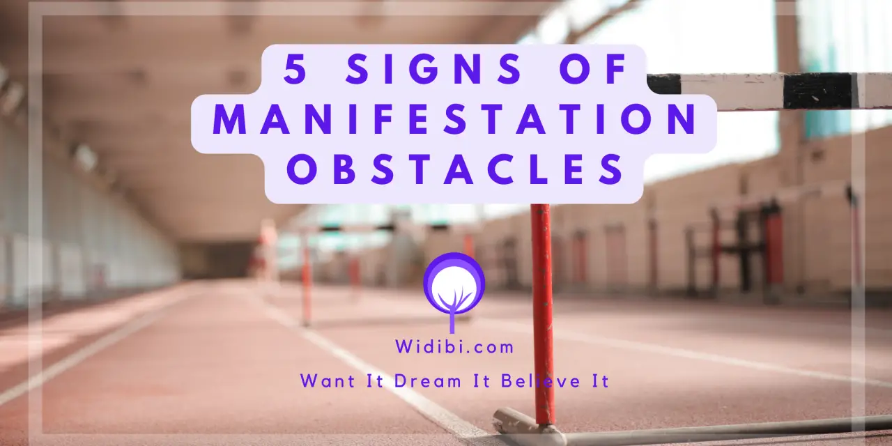 5 Signs of Manifestation Obstacles