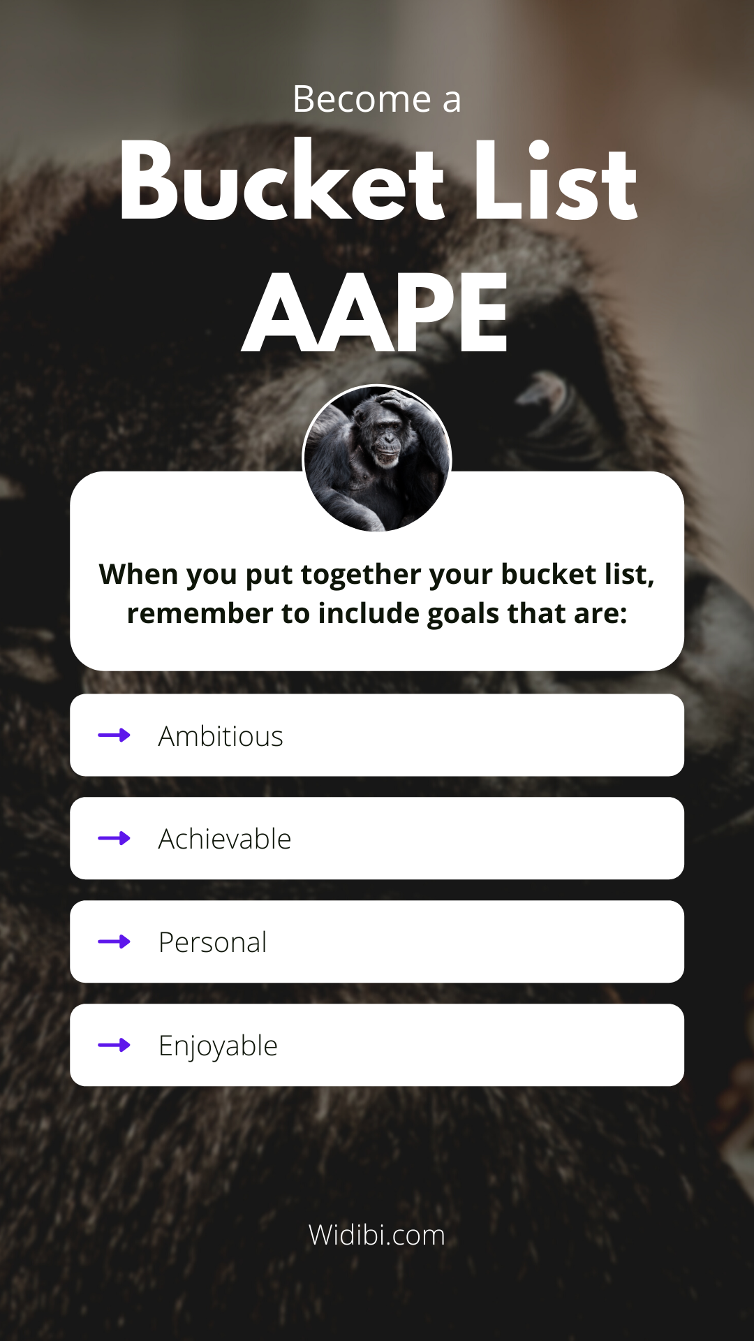 Become a Bucket List AAPE