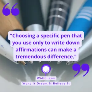 The best pen for manifesting is one that helps you form a habit of writing affirmations